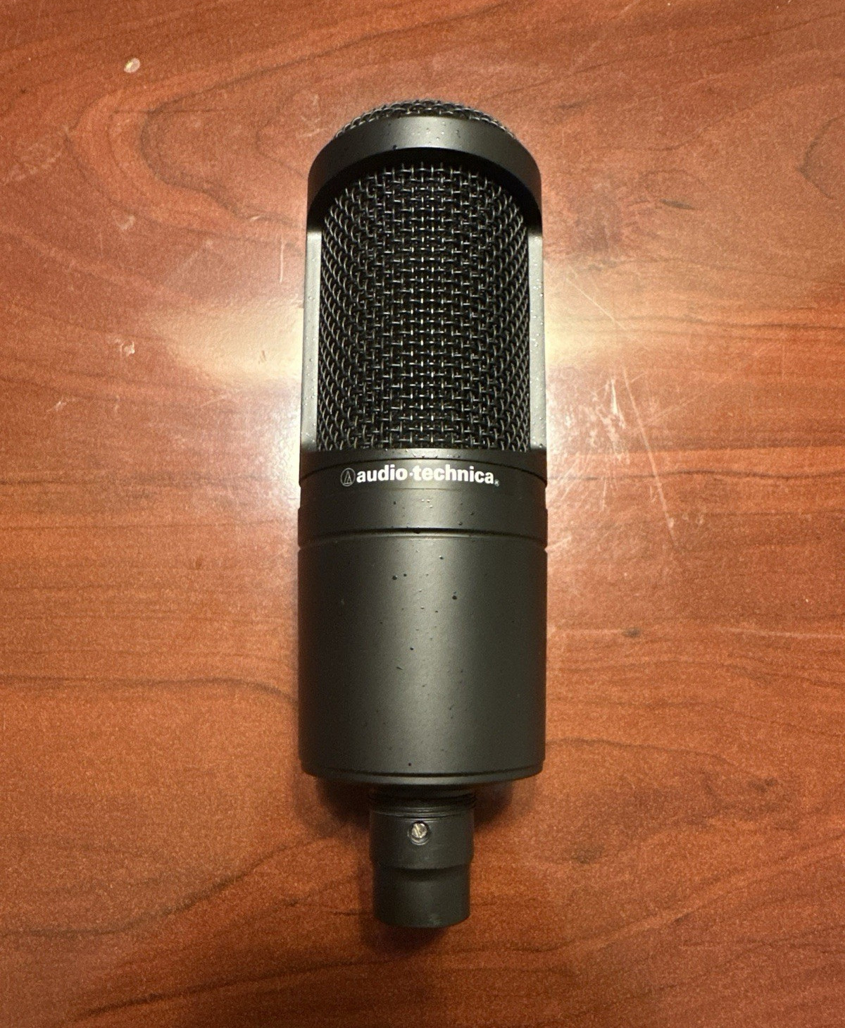 Audio-Technica AT2020 Wired Cardioid Condenser Mic, Black, Phantom Powered