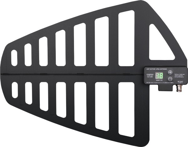 Active directional shark fin antenna for Wireless Microphone