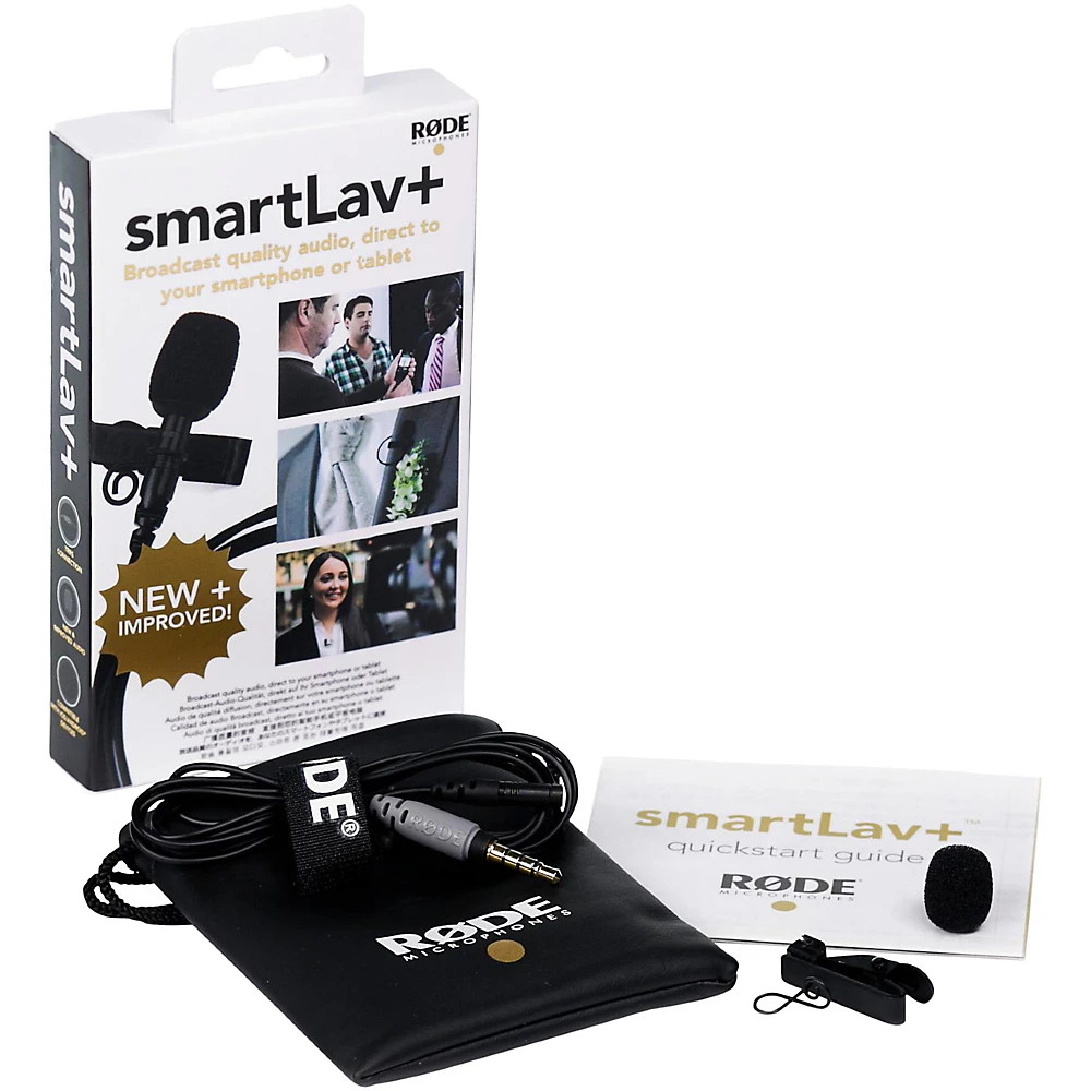 Rode Microphones smartLav+ Lavalier Microphone for Smartphones
