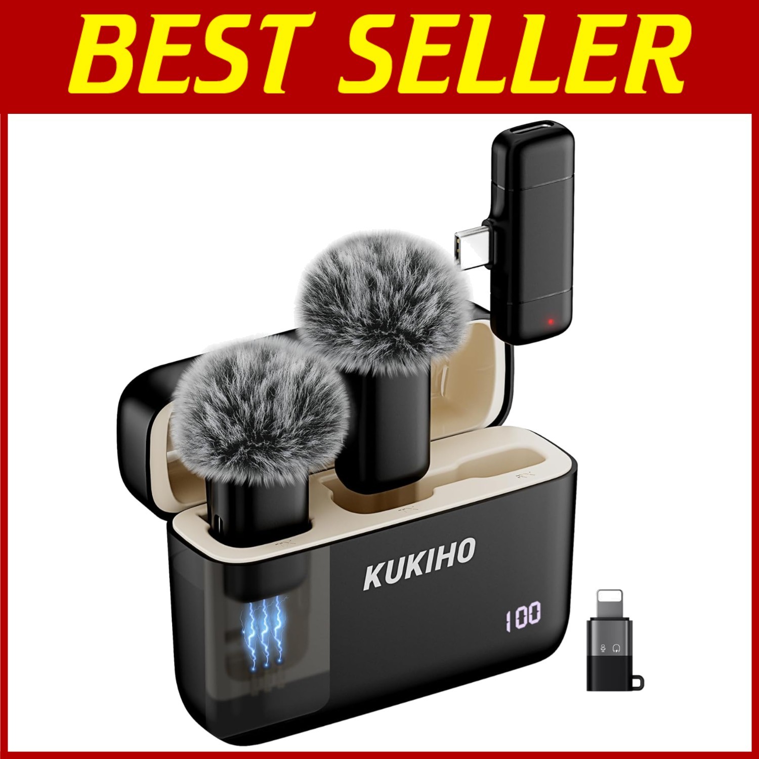 Omnidirectional Lapel Mic with Noise Cancellation//