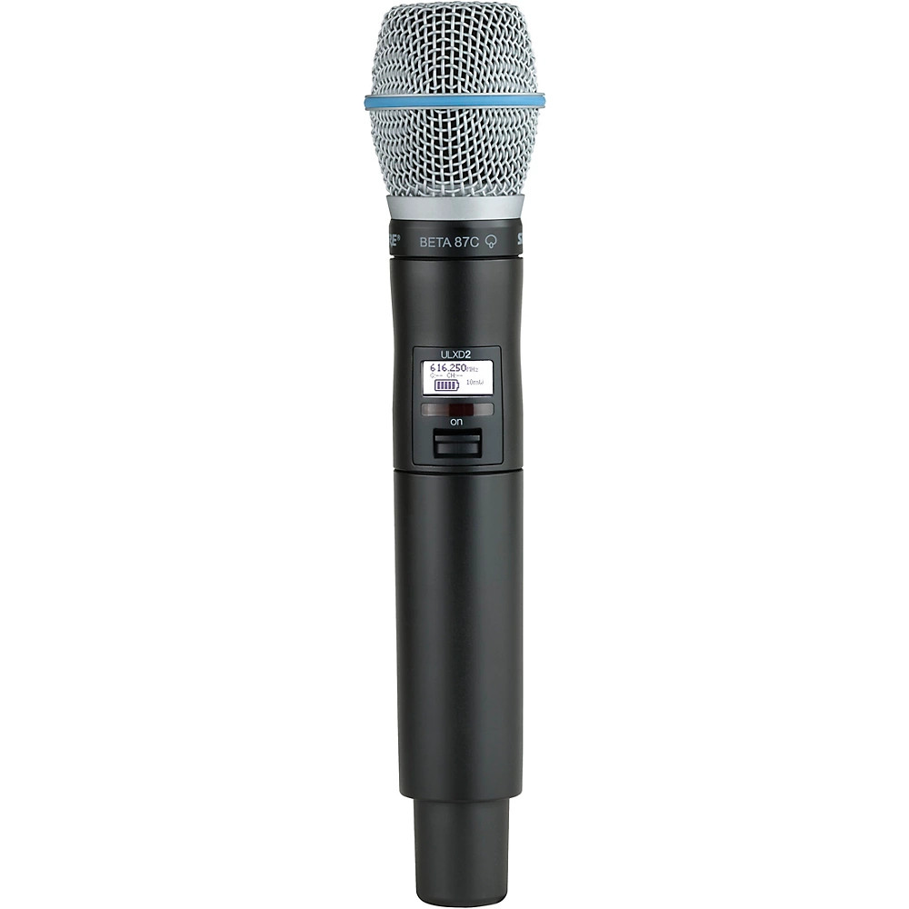 Shure ULXD2/B87C Handheld Transmitter with BETA 87C Microphone Band H50