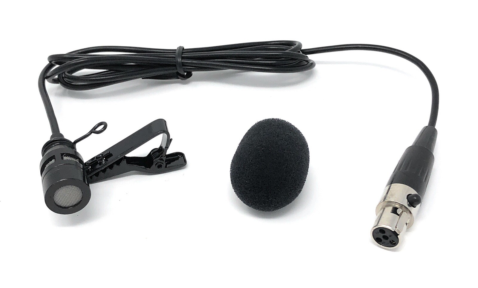 Lavalier Lapel Microphone with 4 pin XLR Connector for Shure wireless