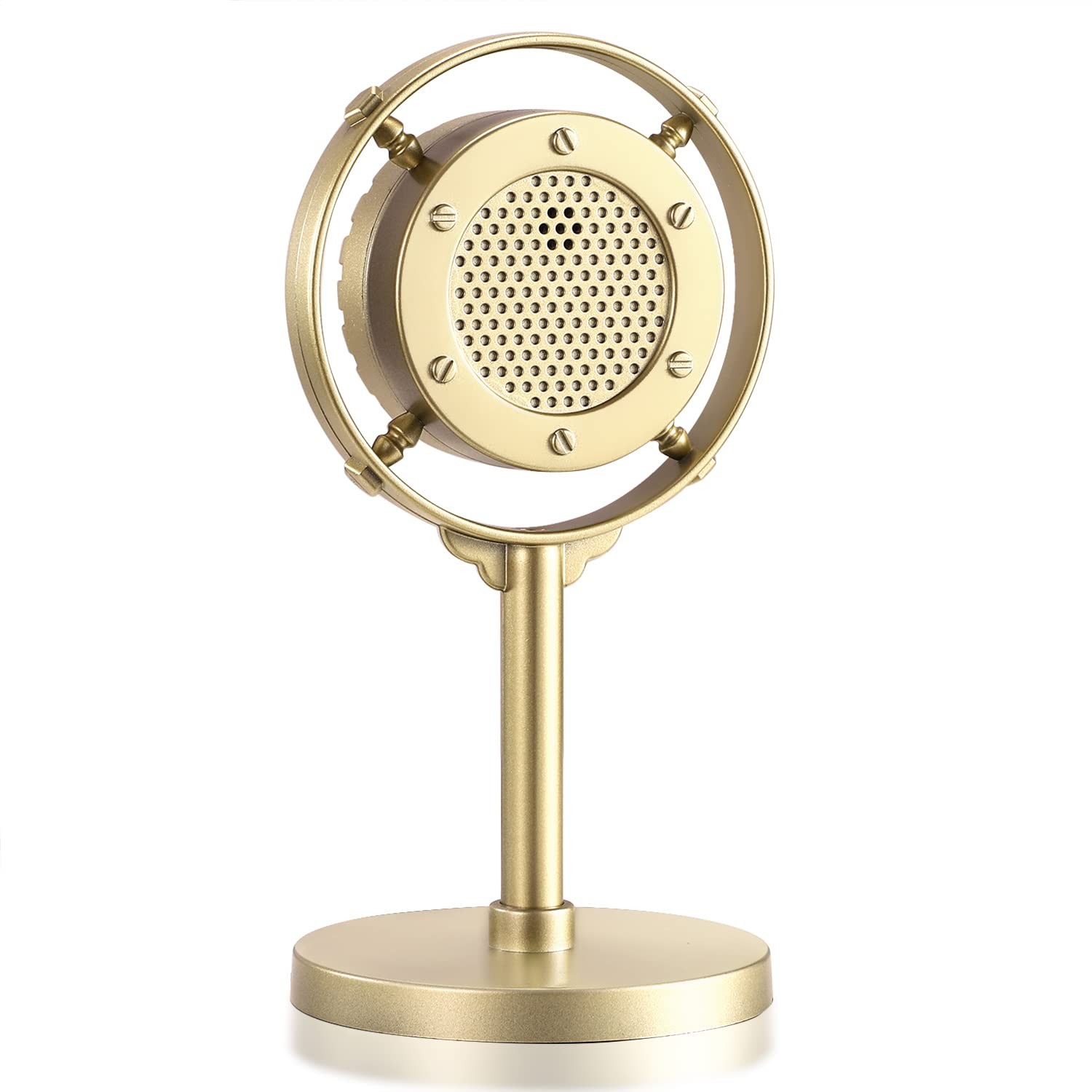 Retro Style Condenser Microphone Props, Fake Plastic Classic Microphone Model…