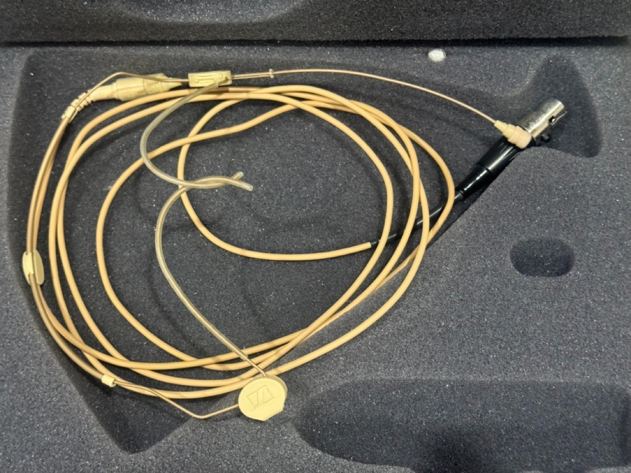 Sennheiser HSP 2 Headworn Omnidirectional Microphone (Beige) – 4-Pin Mini-XLR /