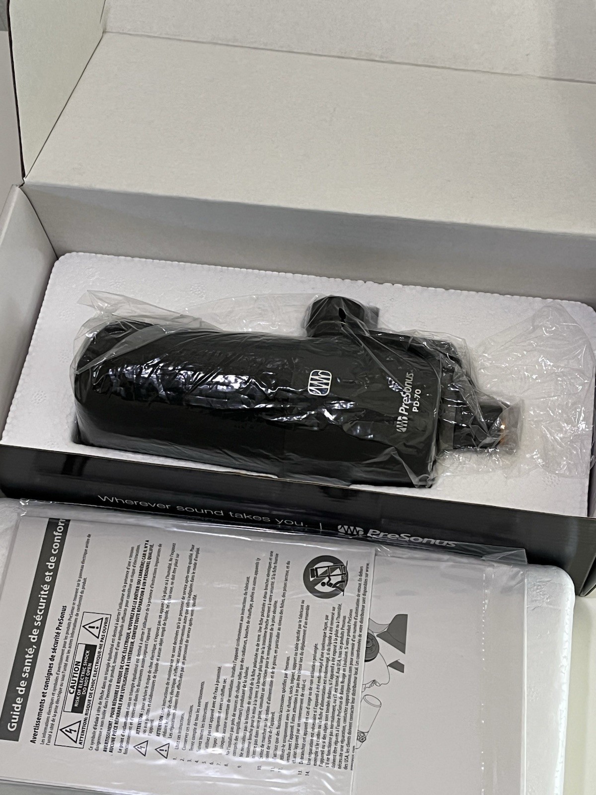 PreSonus PD-70 Broadcast Dynamic Microphone – Black