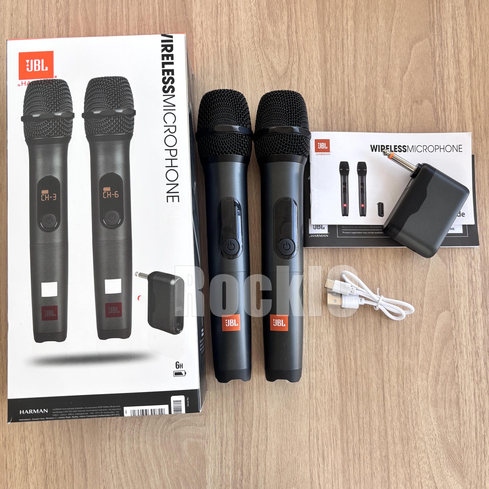 New US JBLWIRELESSMICAM 2 Wireless Dynamic Microphones with Receiver