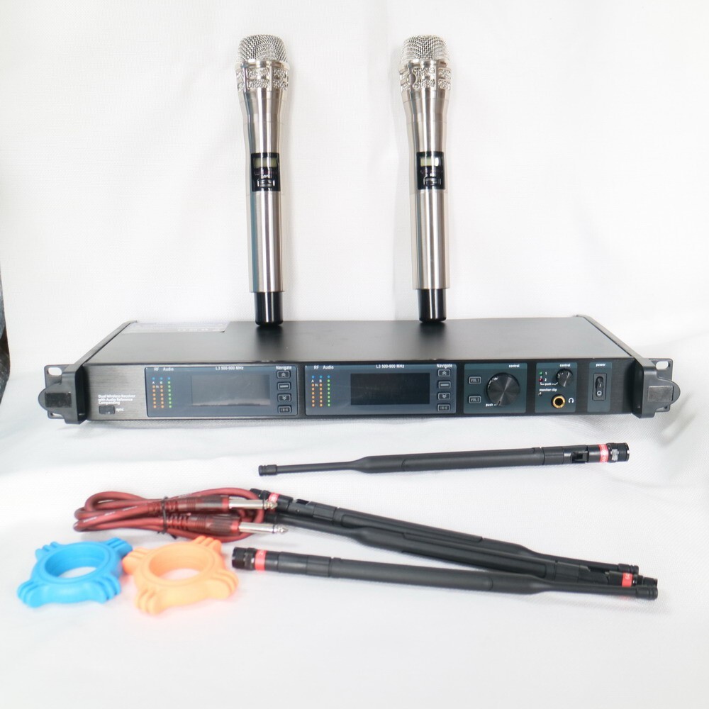 New Generation KSM8 Digital Wireless Microphone System 2 Channel K8 Hand Silver