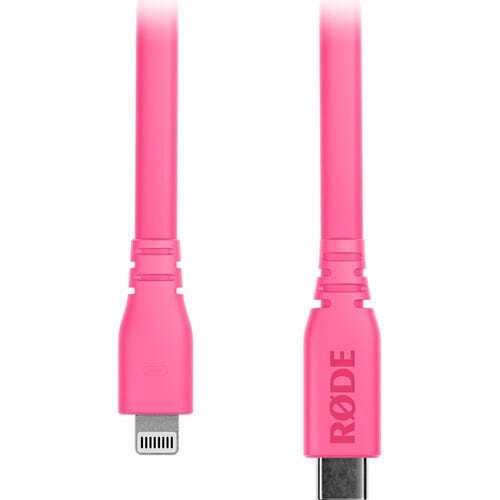 Rode SC19-Pink 1.5m USB-C to Lightning Cable in Pink