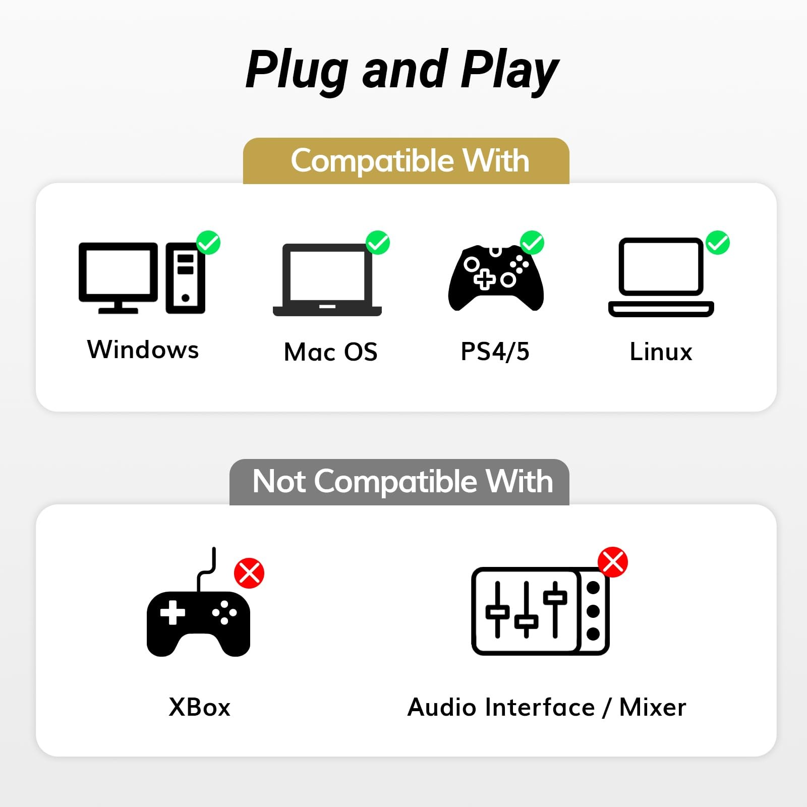 TONOR USB Podcast Microphone, Gaming PC Studio Streaming Mic Kit for PS4/5/Di…