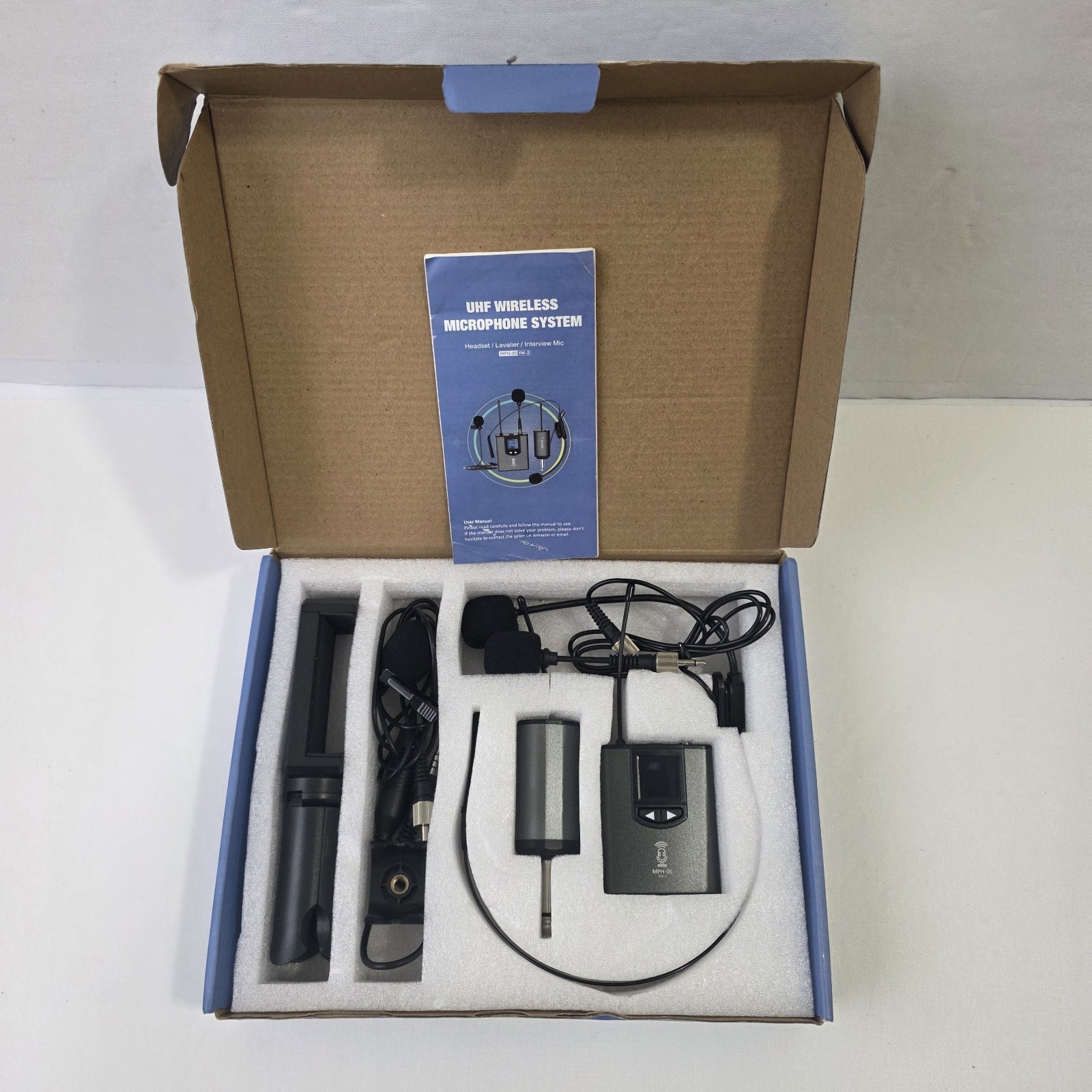 Wireless Headset Lavalier UHF Wireless Microphone System MPH-05 YM-2