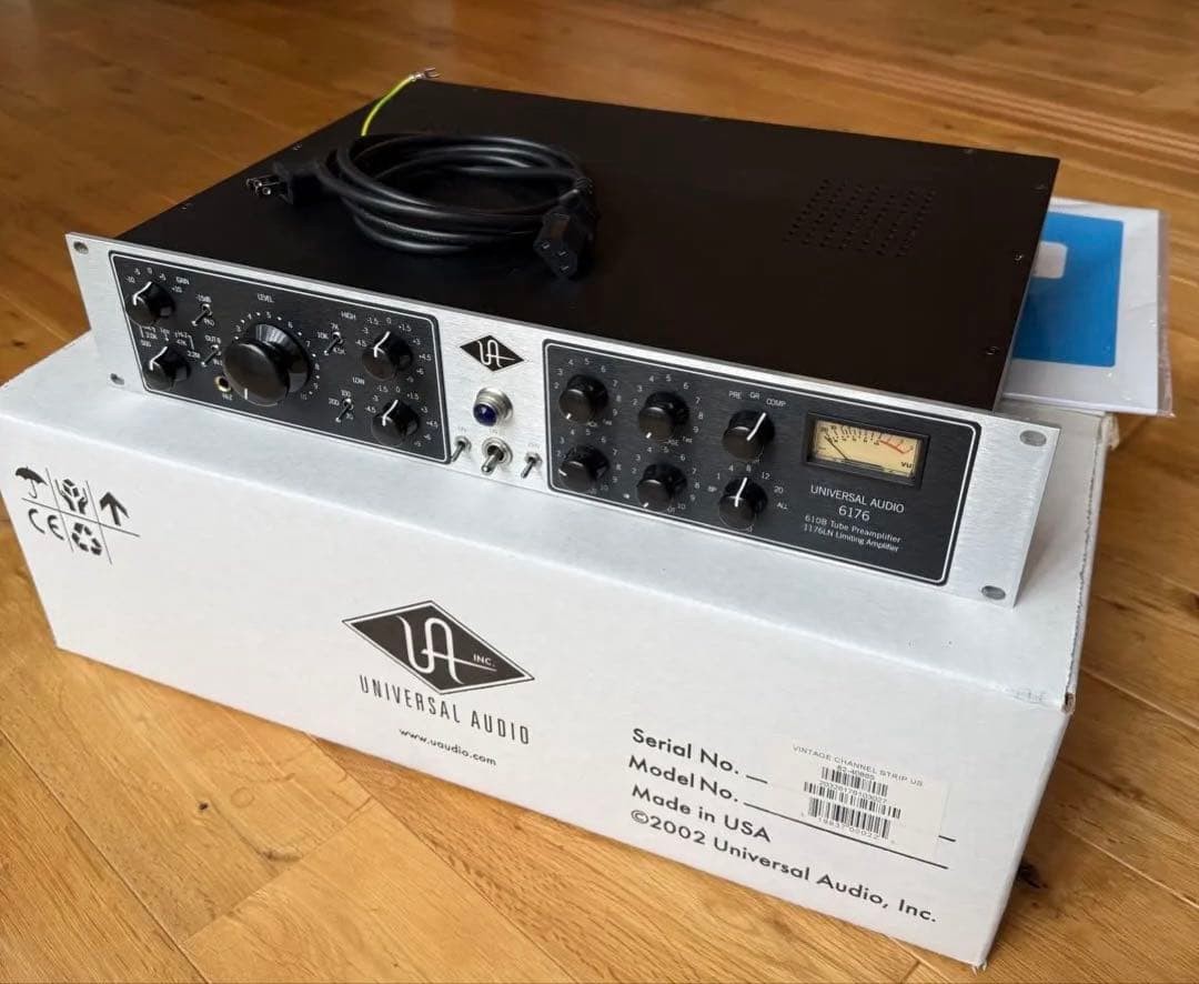 Universal Audio 6176 Mic Pre & Compressor Channel Strip Used Good Condition