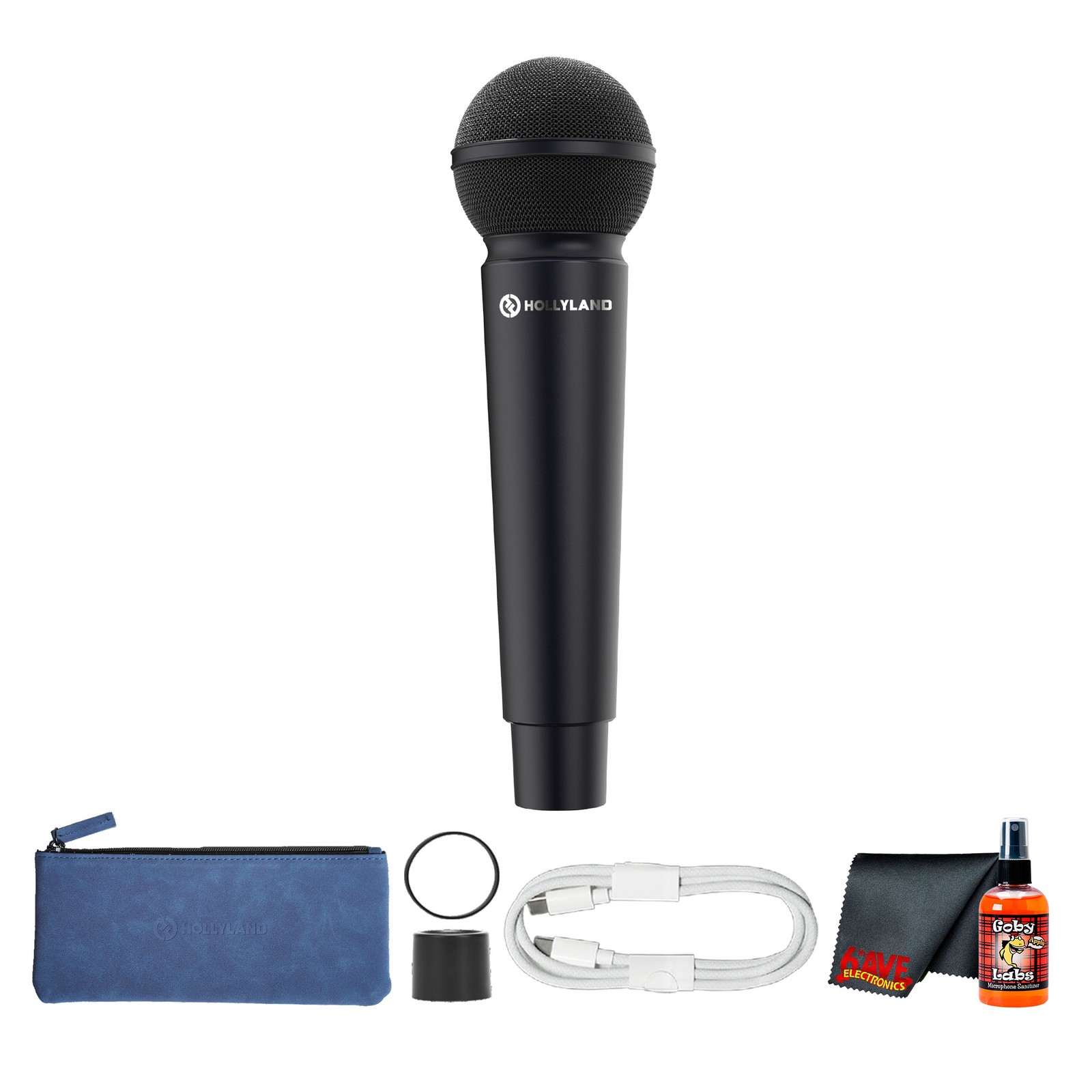 Hollyland MELO P1 Dynamic Microphone Space Gray Bundle