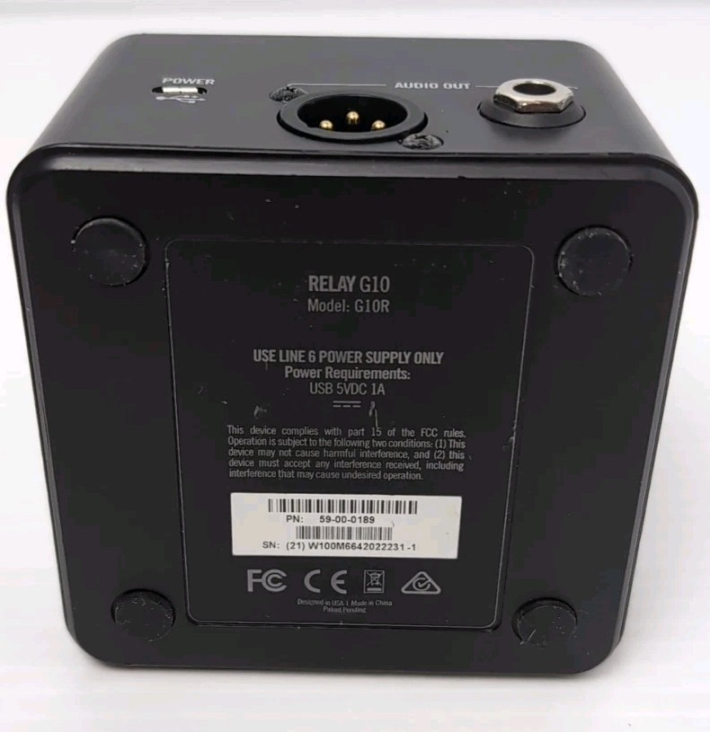 Line 6 Relay G10 Guitar Wireless System See Description Sold As Is