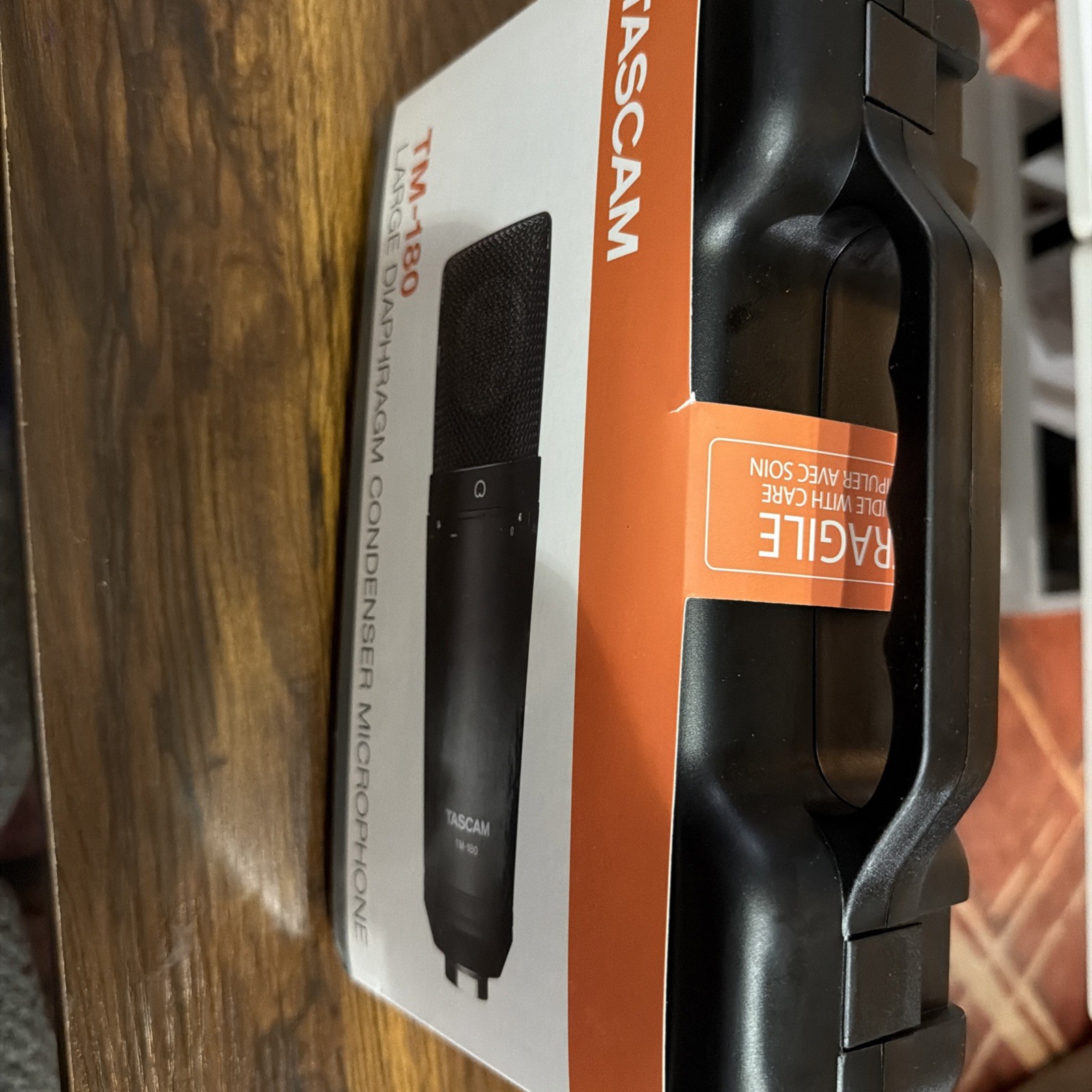 TASCAM TM-180 Studio Condenser Microphone. New Sealed In Box. Free Shipping