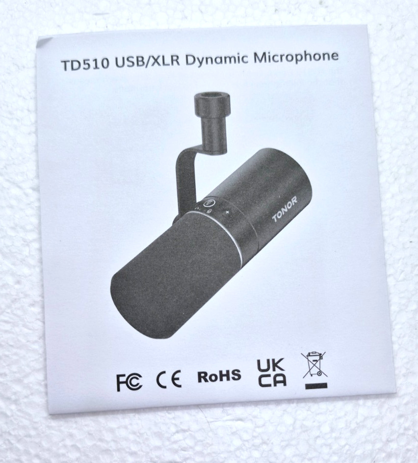 Tonor TD510 USB/XLR Dynamic Microphone for Podcasting, Recording, Streaming,