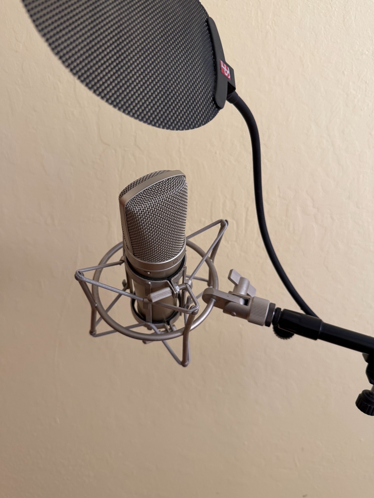 ADK S-51 Condenser Microphone, Wood Case, Hard Mount Ring, Spider Mount & Stand