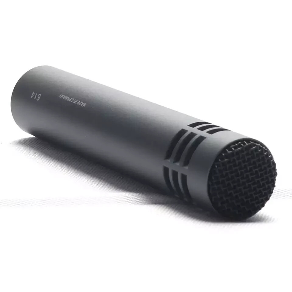 E614 Condenser Instrument Microphone with Clamp Mount Cardioid Mic for E614 Dru