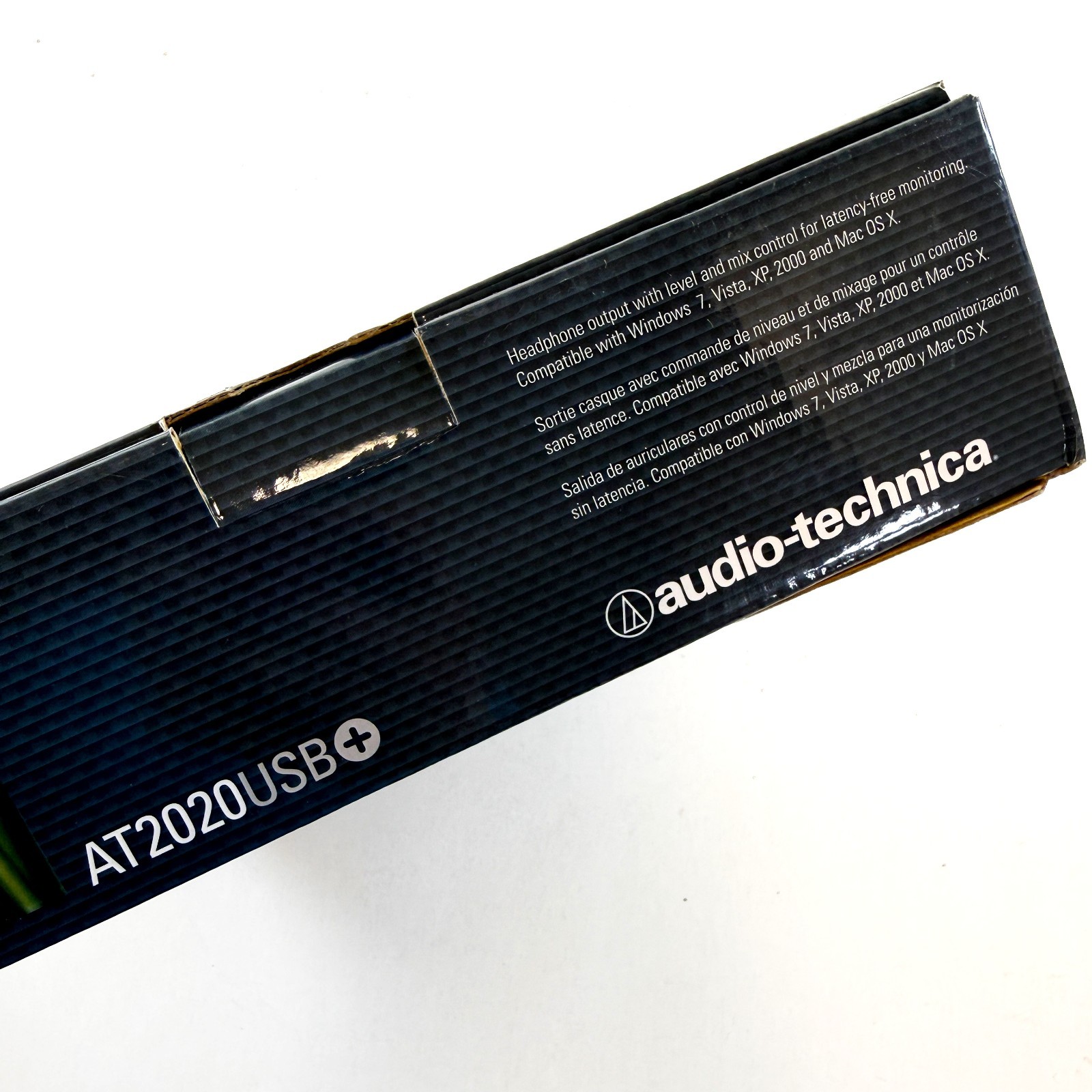 Audio-Technica AT2020USB+ Cardioid Condenser Microphone AT8458 Shock Mount SET