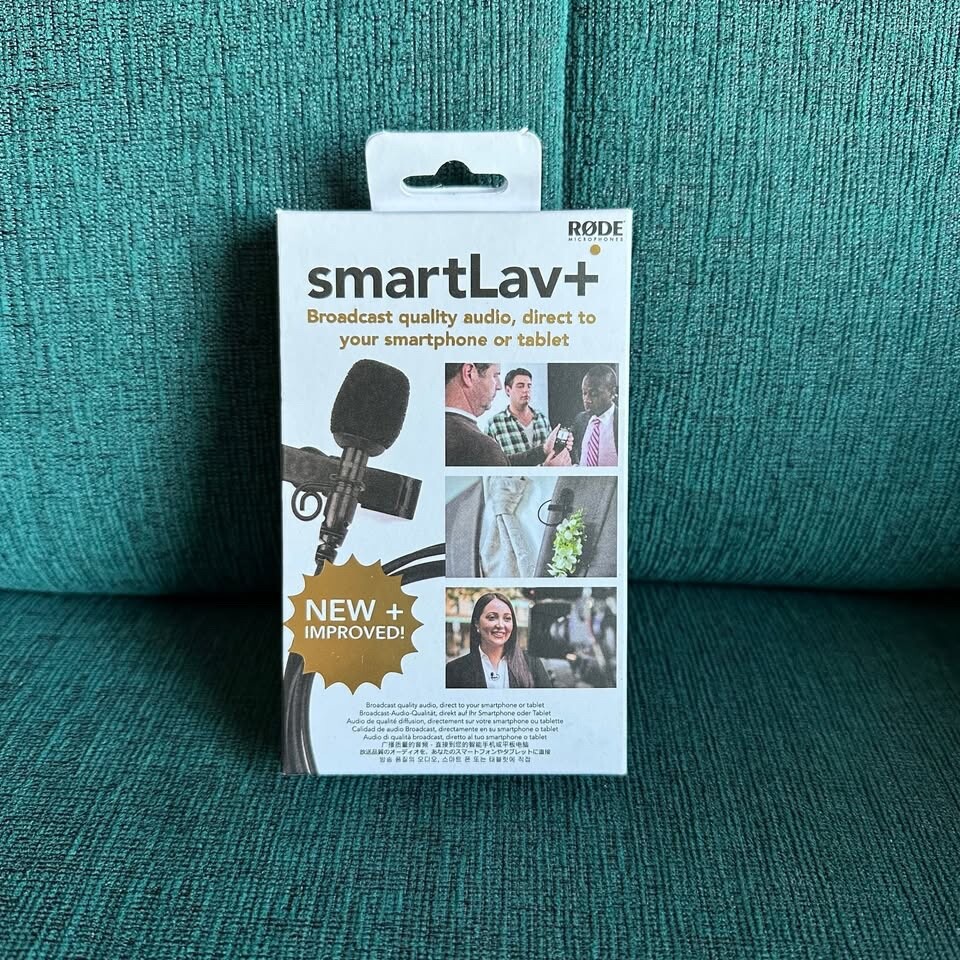 Rode Smartlav+ Lavalier Condenser Microphone for Smartphones and Tablets
