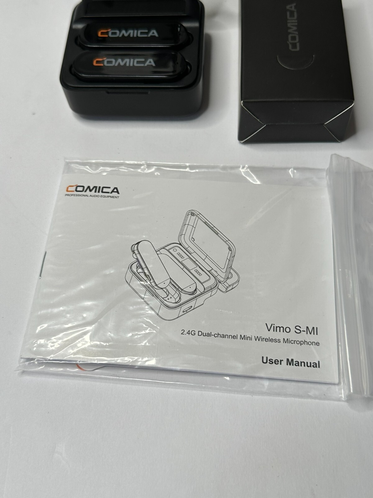 Comica Vimo S USB Wireless Microphone for Smartphone, 5HR Battery Life, Monit…