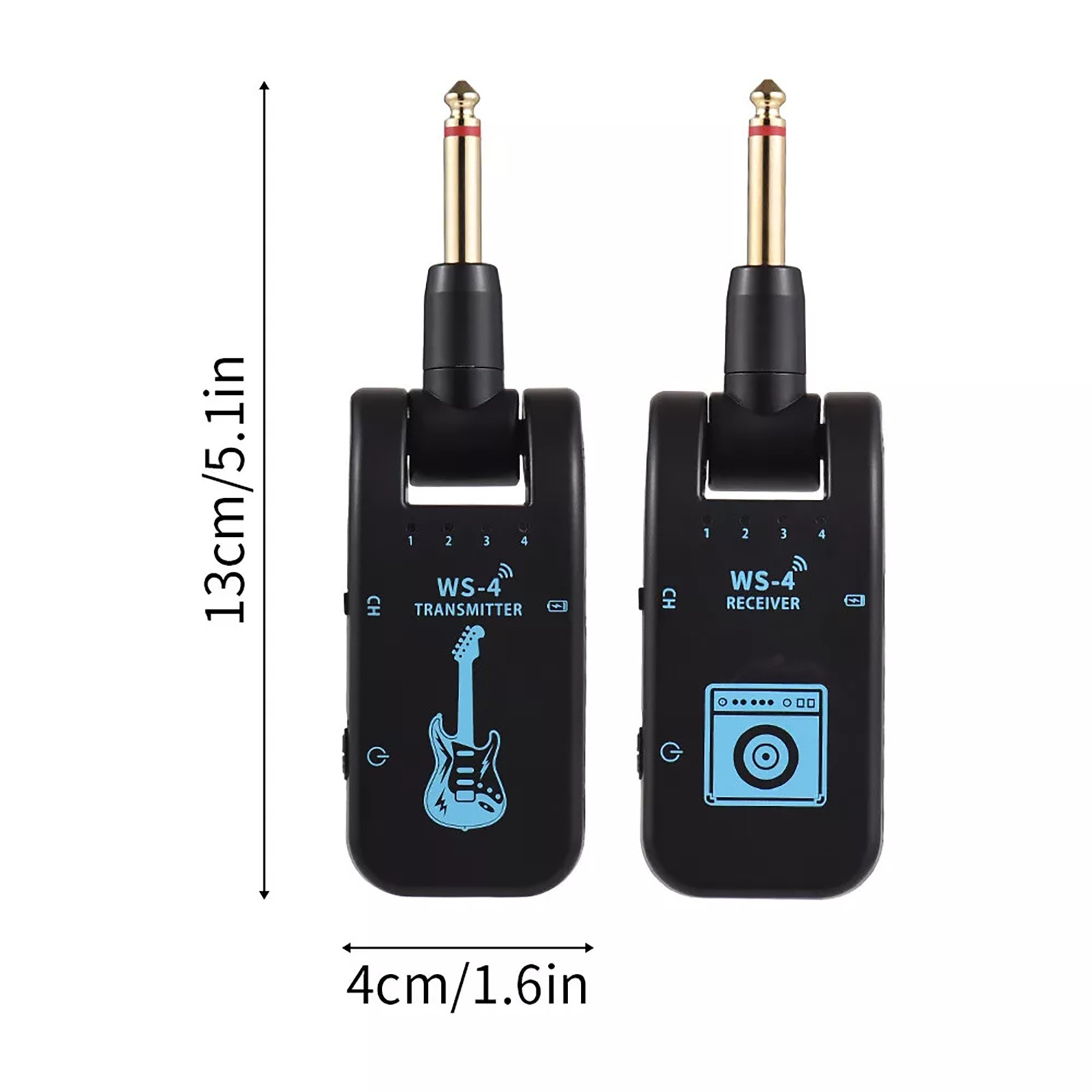 Excellent Quality 2.4G Wireless Guitar Rechargeable Transmitter And Receiver