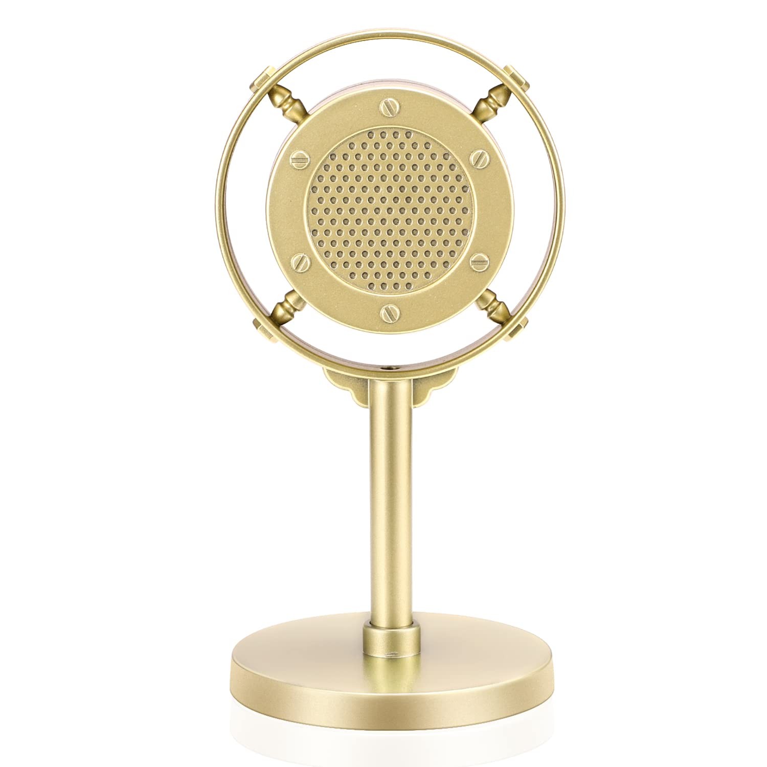 Retro Style Condenser Microphone Props, Fake Plastic Classic Microphone Model…