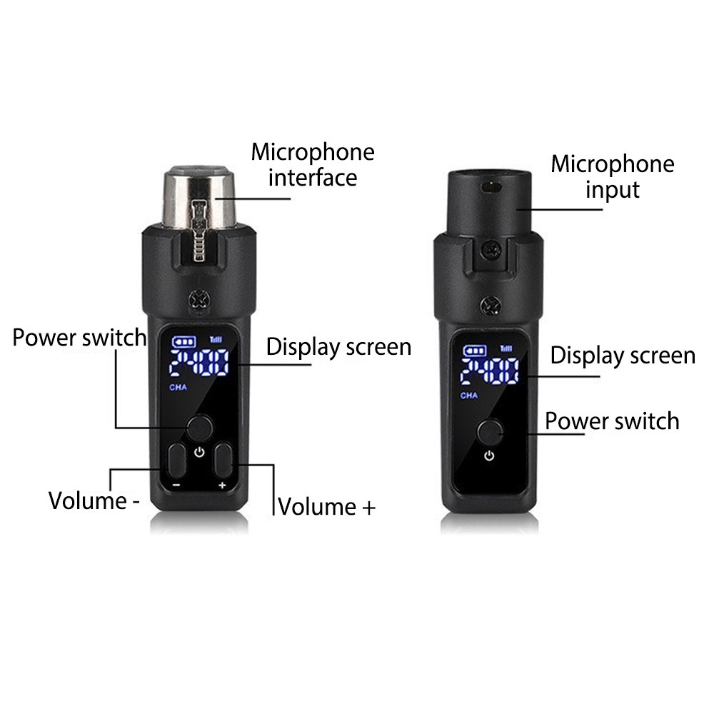 2.4G Microphone Wireless Xlr Transmitter And Receiver Rechargeable OUTW