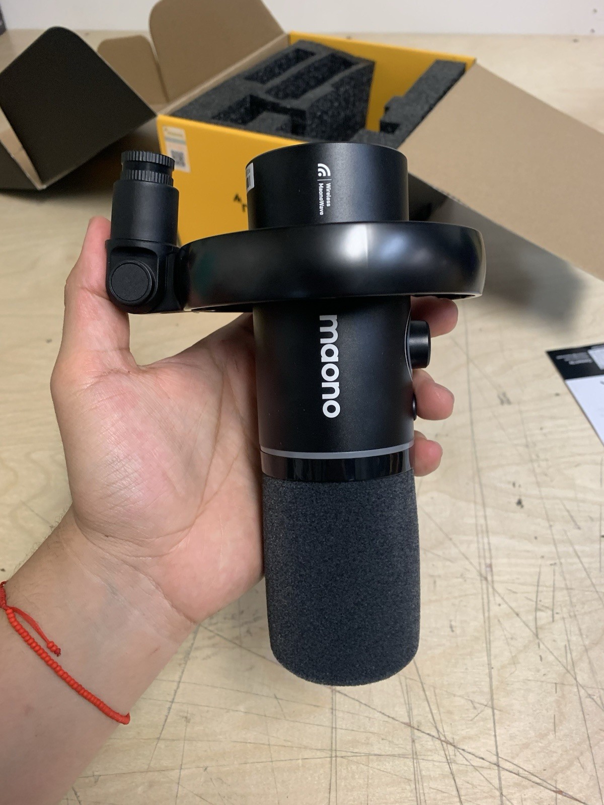 MAONO Hybrid Wireless Podcast Microphone for PC, Dynamic XLR MISSING CABLE