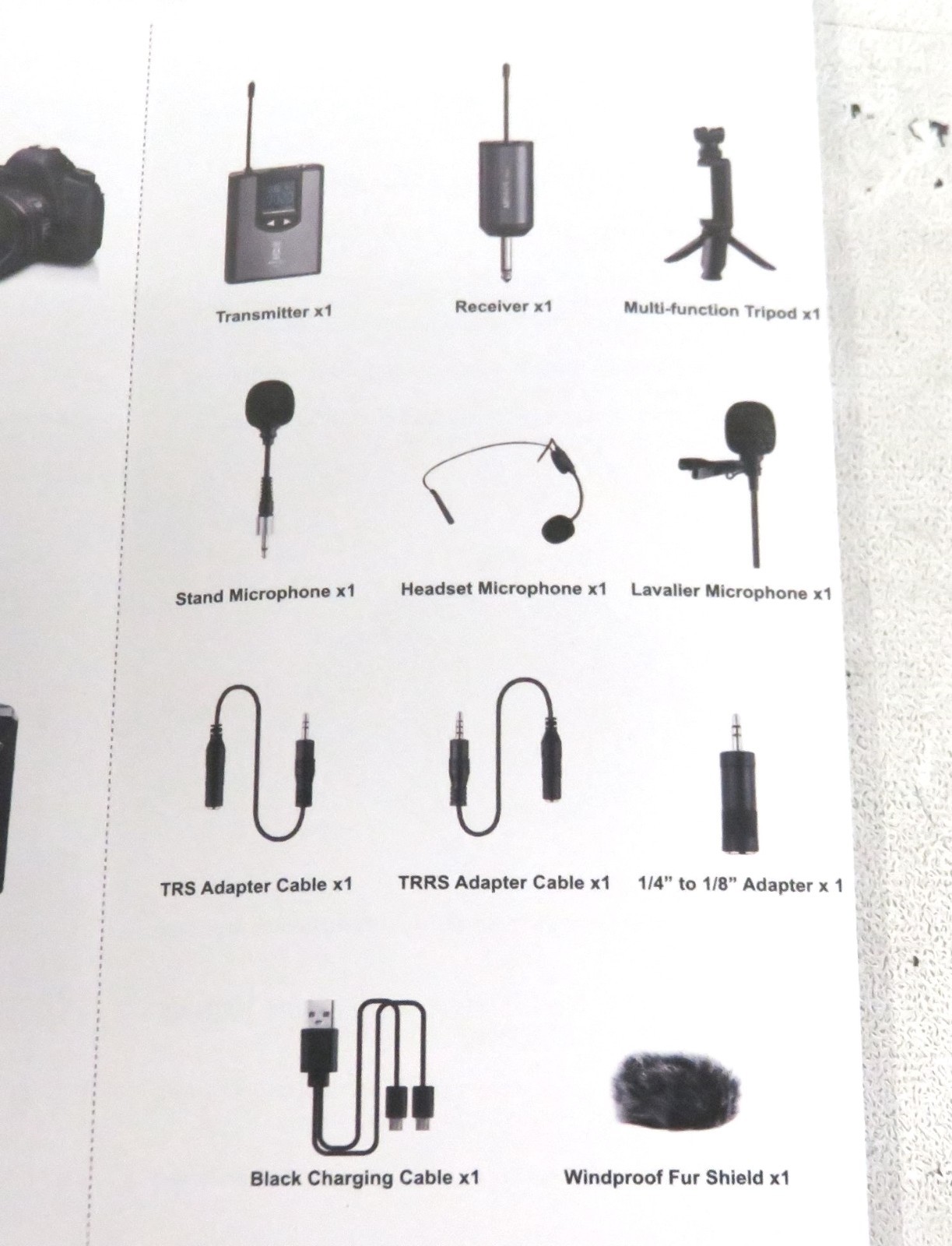 MPH-05 YM-2 Wireless UHF Lavalier Microphone System * 6x New Lot