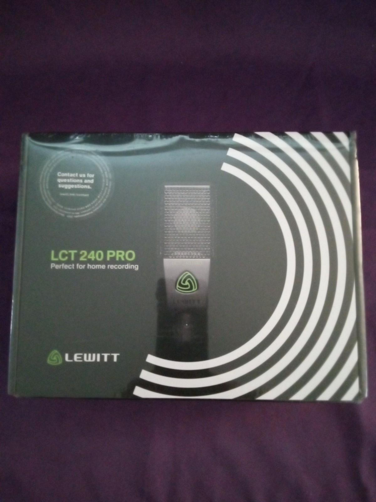 Lewitt LCT-240-PRO Compact Condenser Microphone, Black