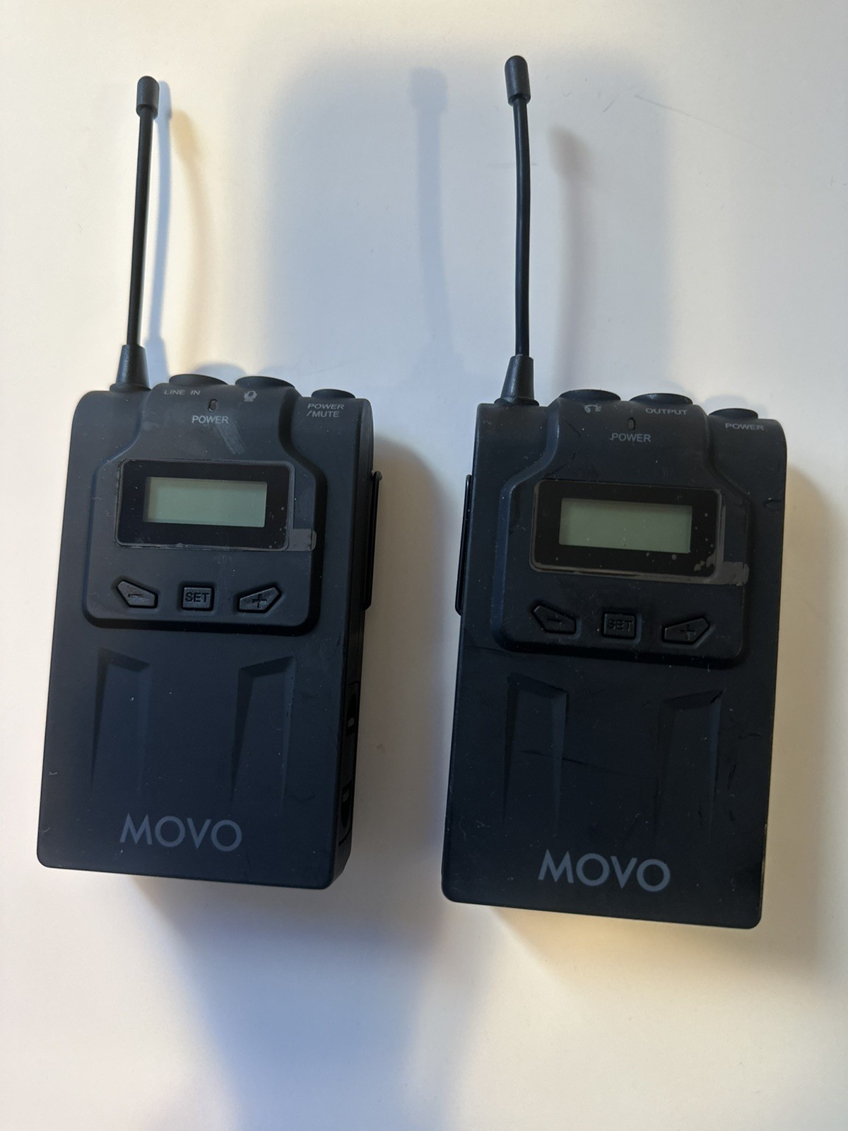 Movo WMX-20-DUO UHF Wireless Lavalier Microphone System 2 Transmitter