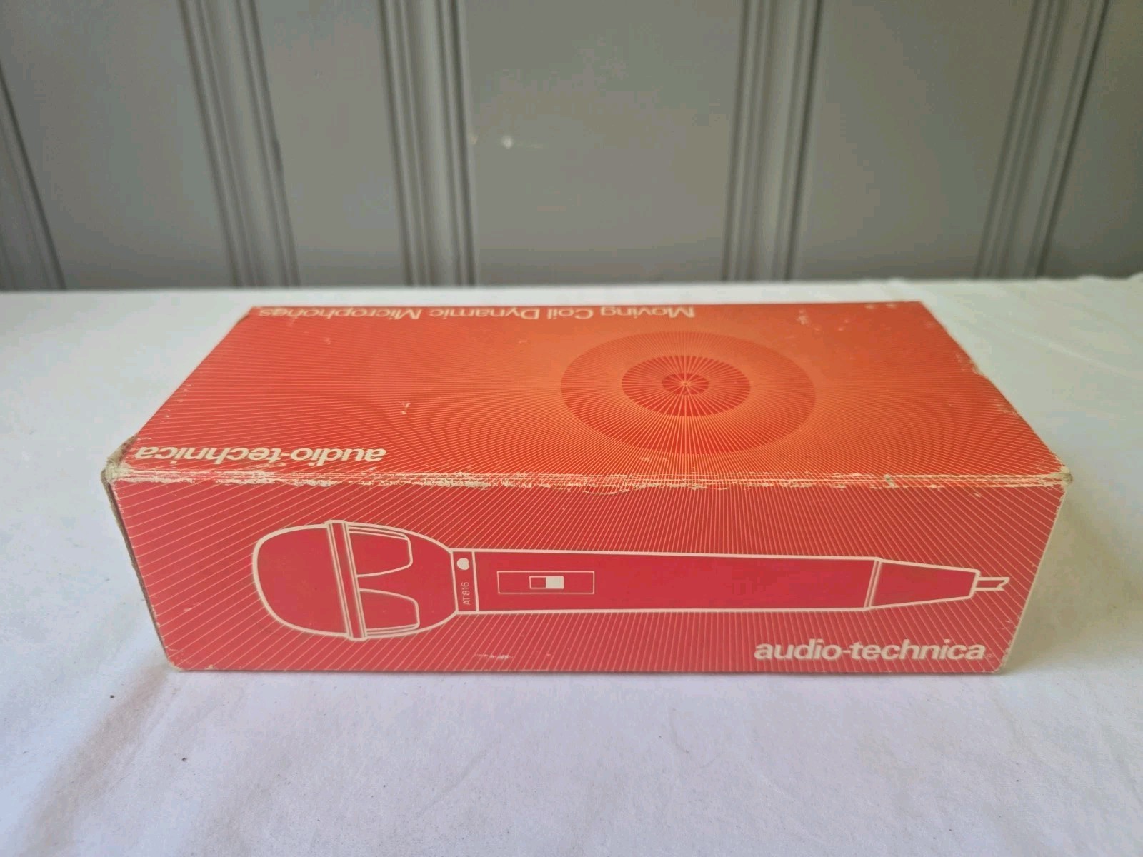 Audio Technica AT816 Microphone Open Box Complete Vintage Band Gear