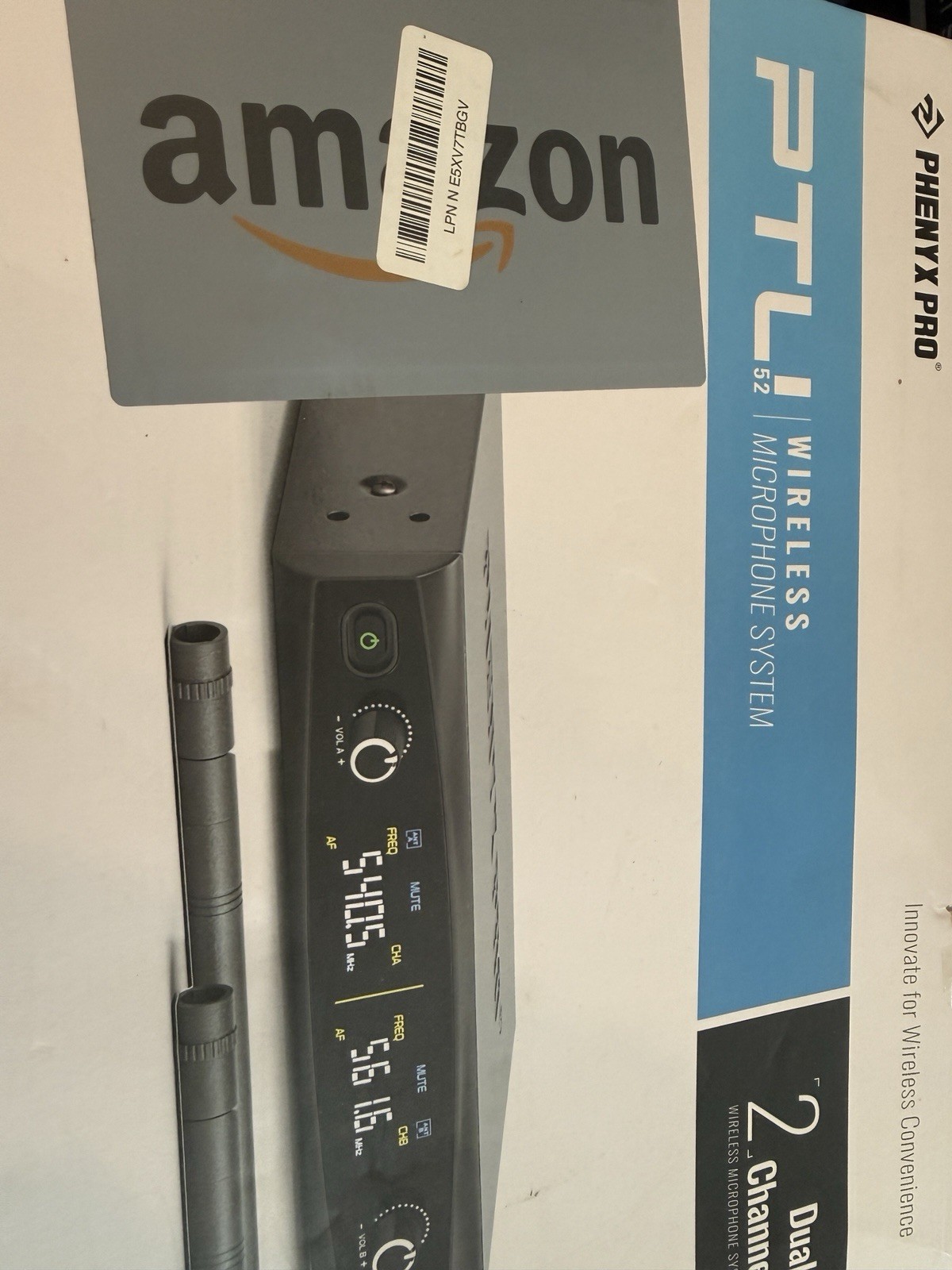 Phenyx Pro Wireless Microphone System,Metal Wireless Mic Set PTU-52-1H1B
