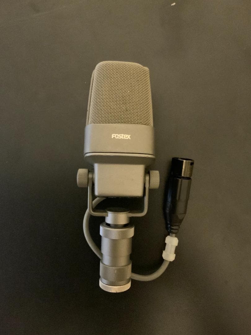 Fostex M11RP Ribbon Microphone Studio Recording Mic Tested Working Audio Gear