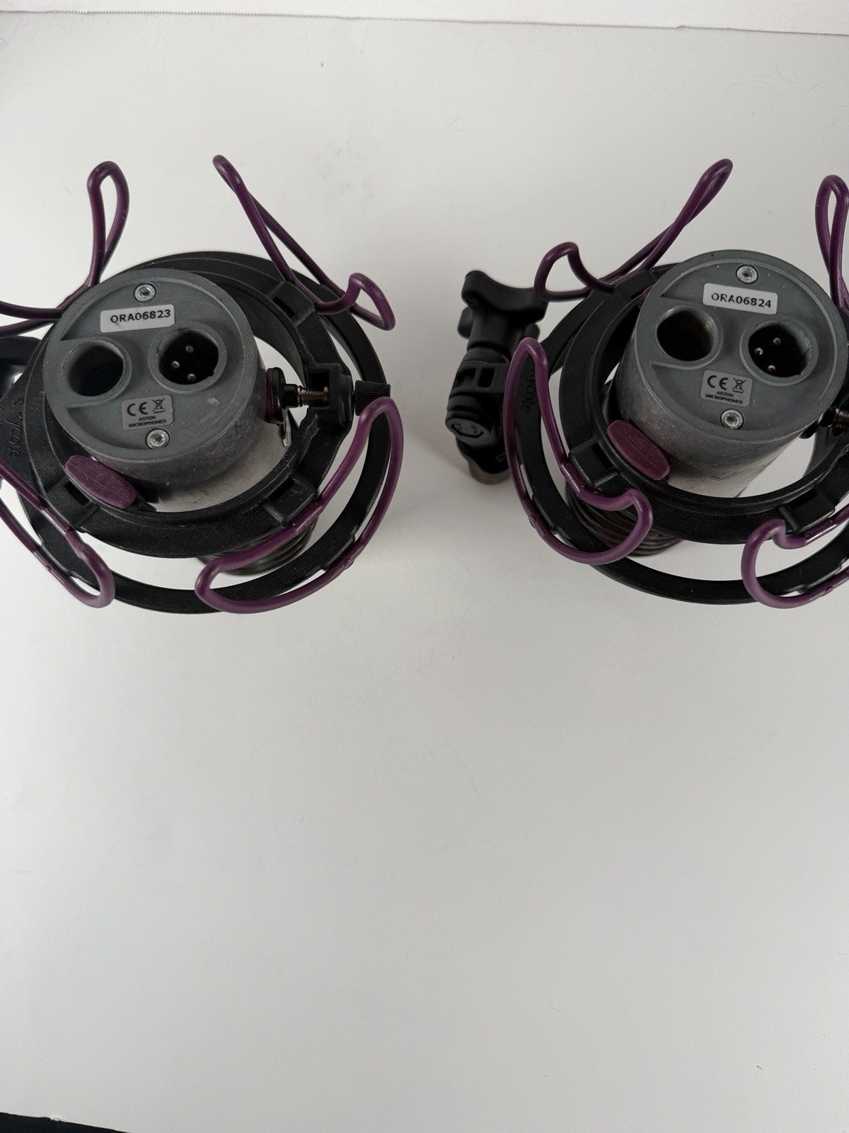 Aston Origin Condenser Microphones w/ Shockmount Stereo Pair Vocal Mic Room Mic