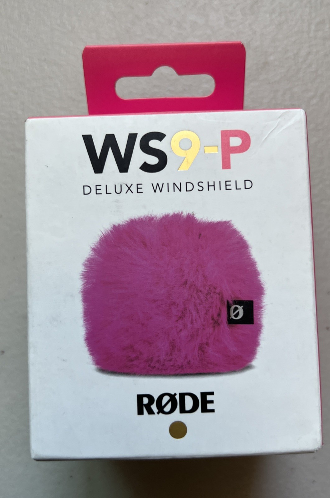 RODE WS9-P Furry Windshield for VideoMicro and VideoMic Me, Pink