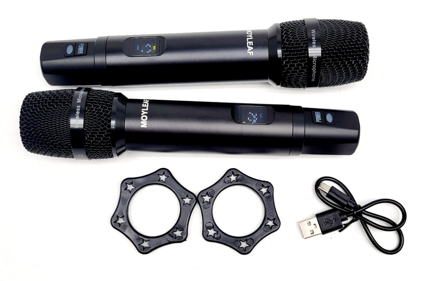 Plug And Play Wireless Microphone System Long Range Hi Fi Sound For Speaker PA