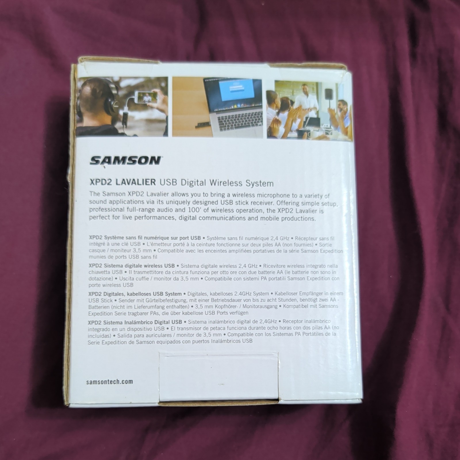 Samson XPD2 Lavalier USB Digital Wireless System