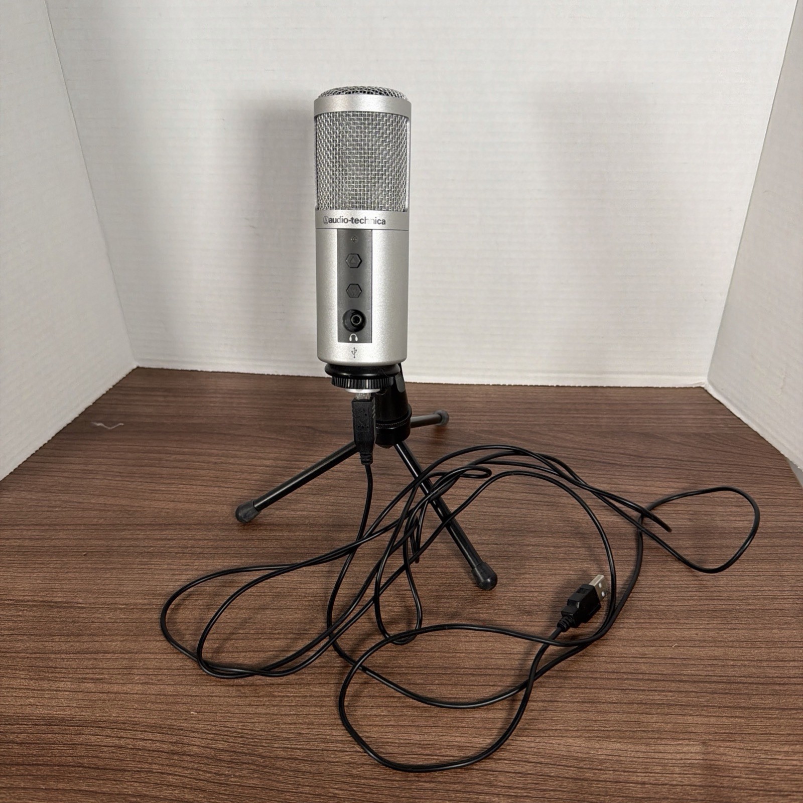 Audio-Technica ATR2500 – USB Microphone w/ Stand & Cords – Tested