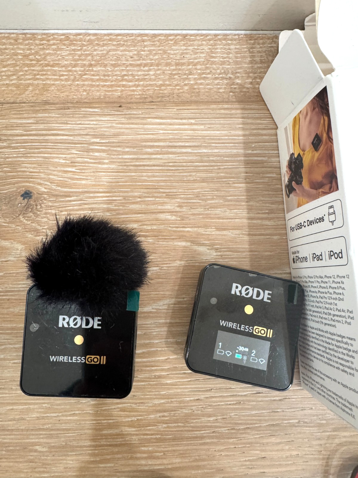 RØDE Rode Wireless Go II Dual Channel Wireless Microphone Audio System Recording
