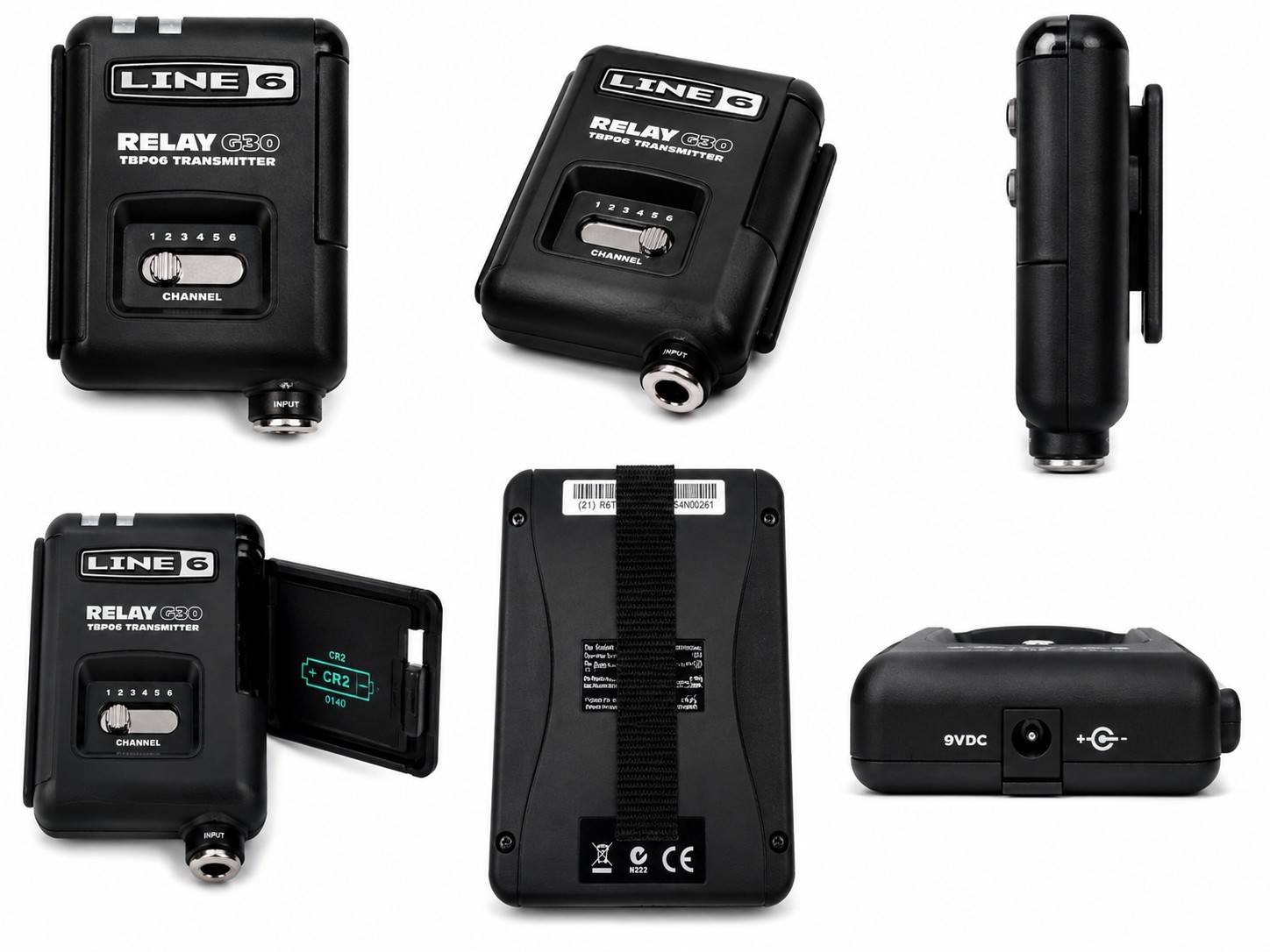Line 6 Relay G30 2.4GHz Wireless Guitar System TBP06 Transmitter RX506 Receiver