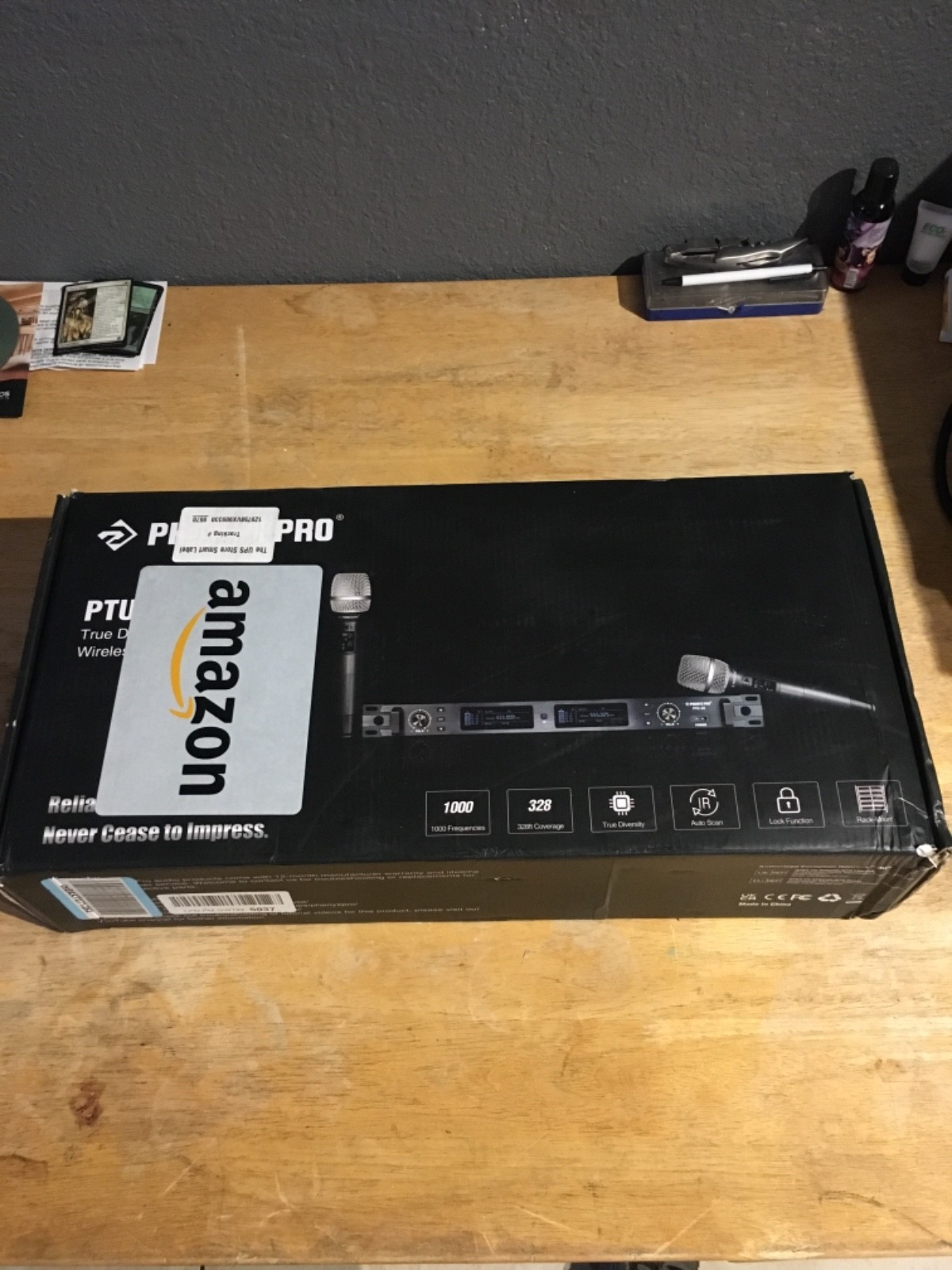 Phenyx Pro PTU-2U Wireless Stage Microphone System