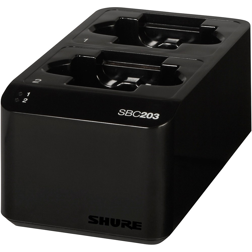 Shure SBC203US Dual Docking Station for SLXD Transmitters and SB903 Battery