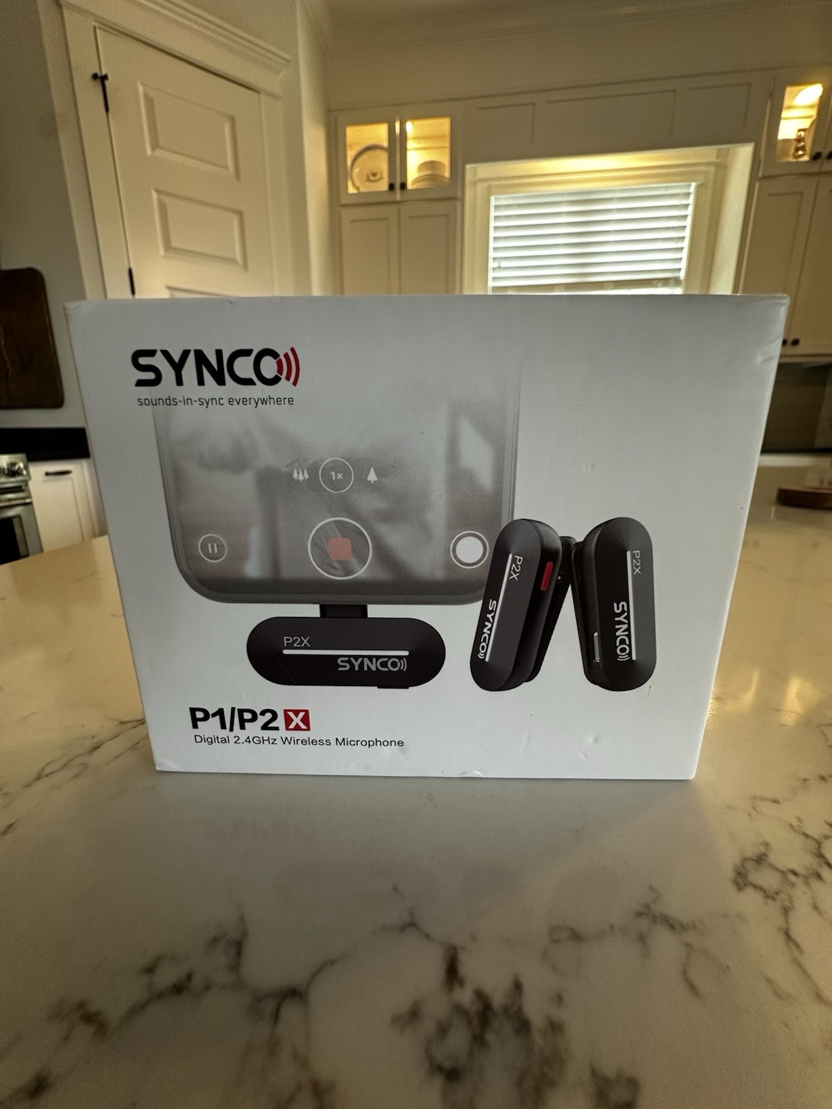SYNCO P2XL P1/P2X Digital 2.4GHz Wireless Lavalier Microphone (iPhone, Podcasts)