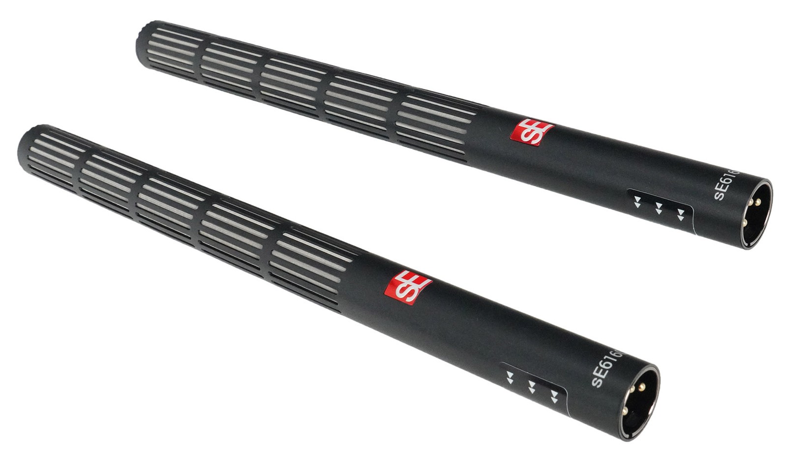 Pair Se Electronics sE6160 Shotgun Microphones Recording Mics+Clips+Windscreens