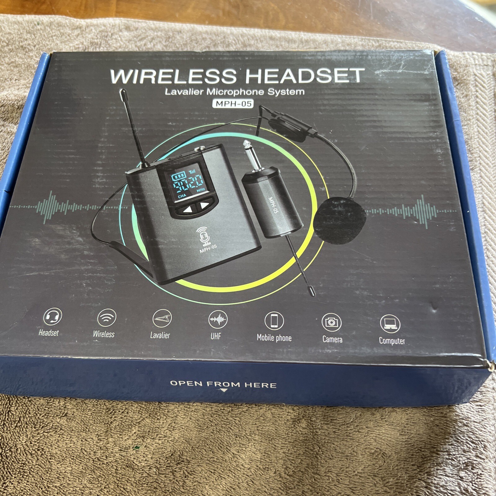 Wireless Headset MPH-05 YM-2 Lavalier Microphone System