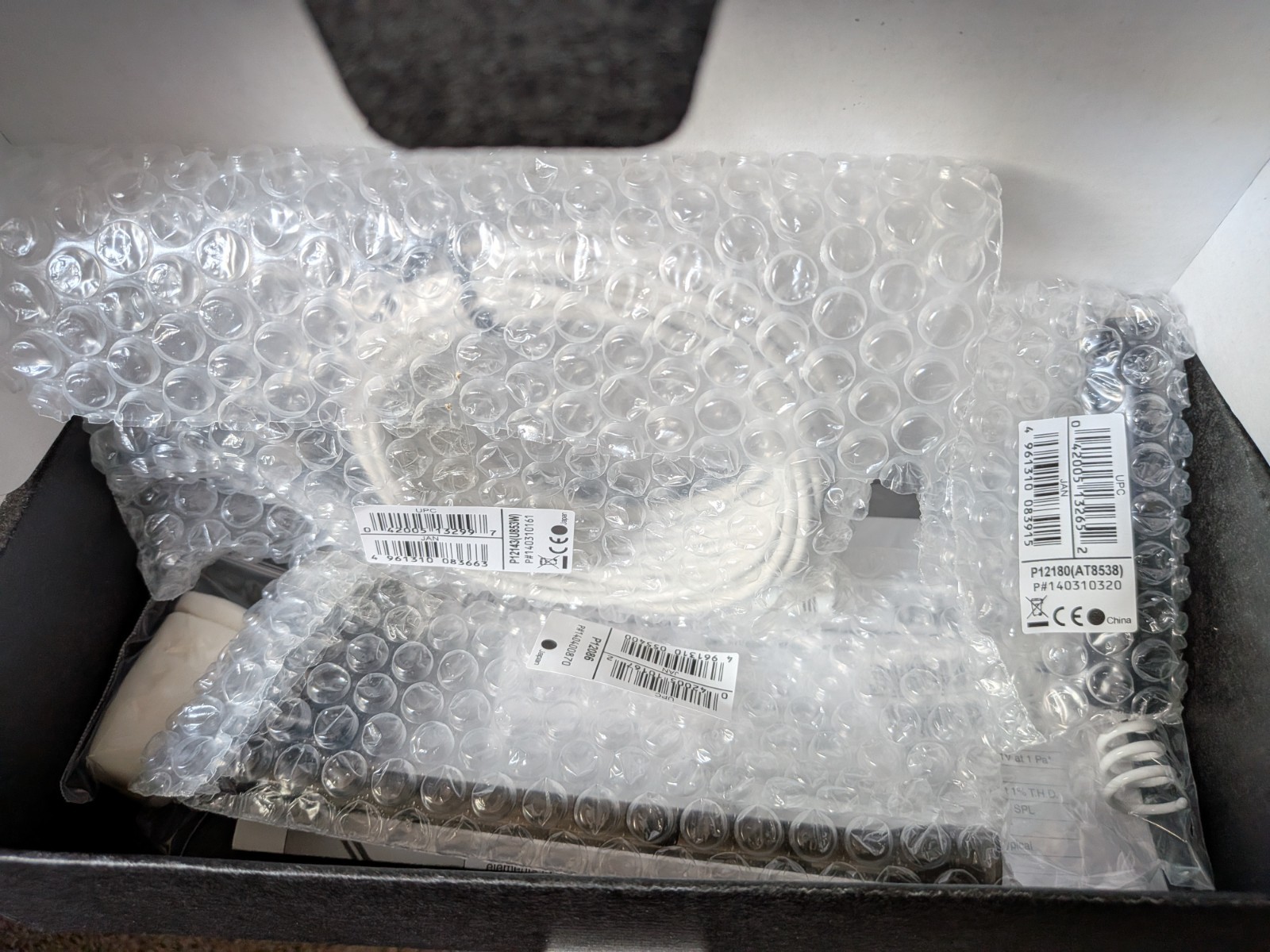 Audio-Technica U853RW Condenser Hanging Microphone White W/ AT8538 NEW