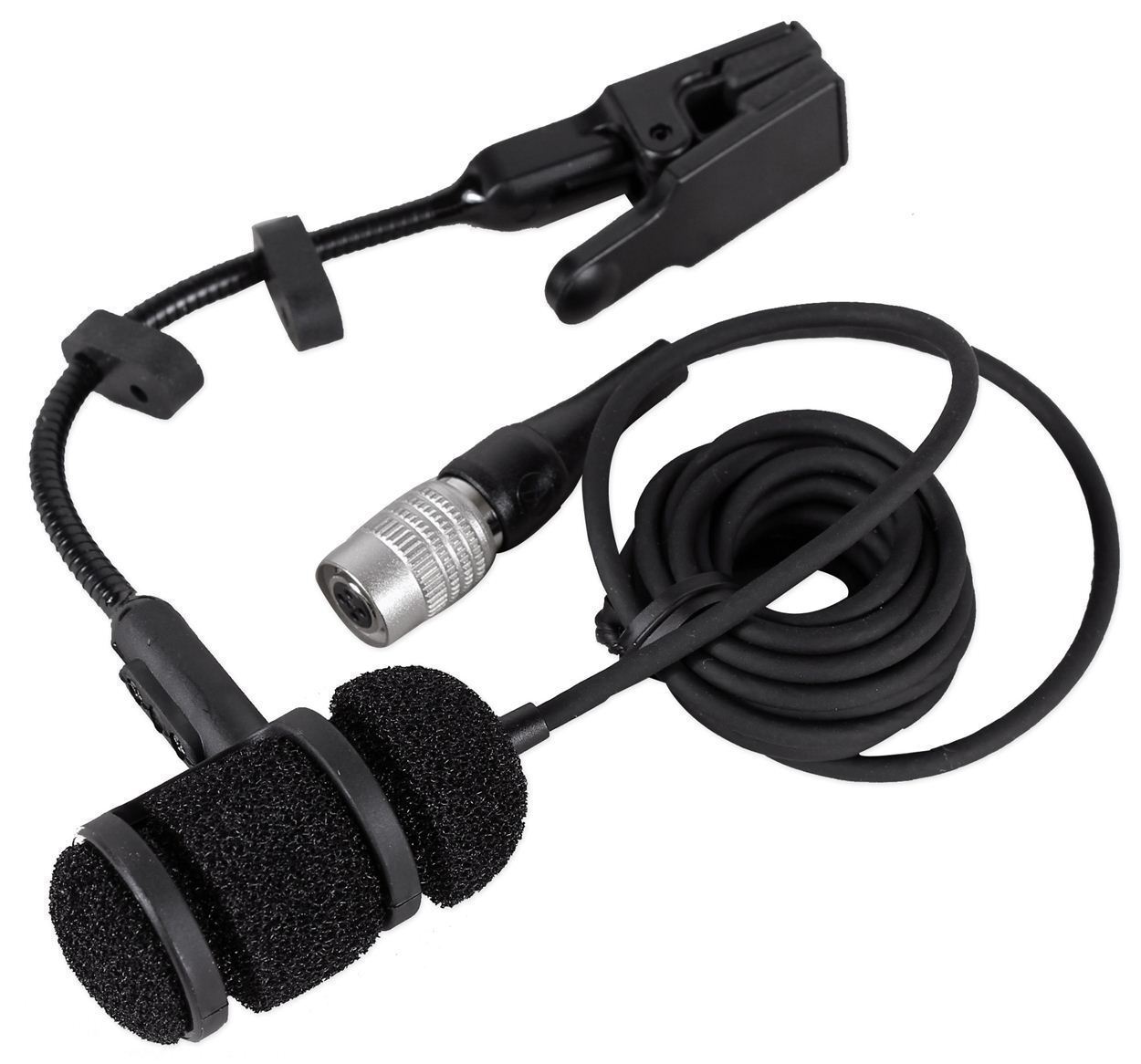 Audio Technica PRO 35cW Cardioid Condenser Clip-on Instrument Microphone PRO35CW