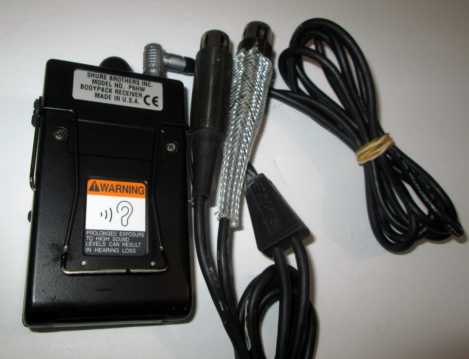 SHURE P6HW Wired Bodypack Receiver