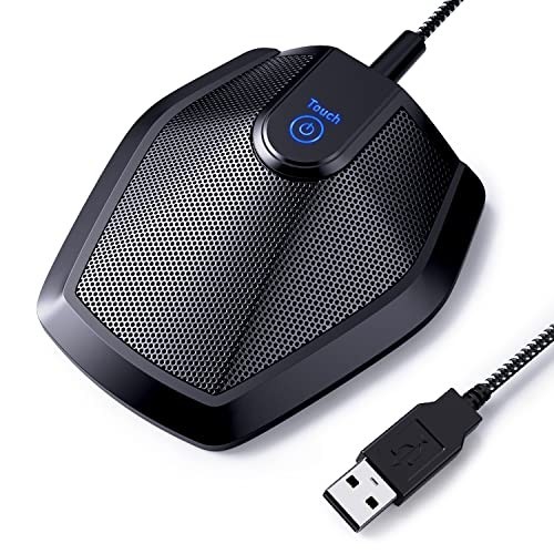 TONOR TC310+ USB Gaming Microphone Boom Arm RGB Mic PC Twitch Streaming Black